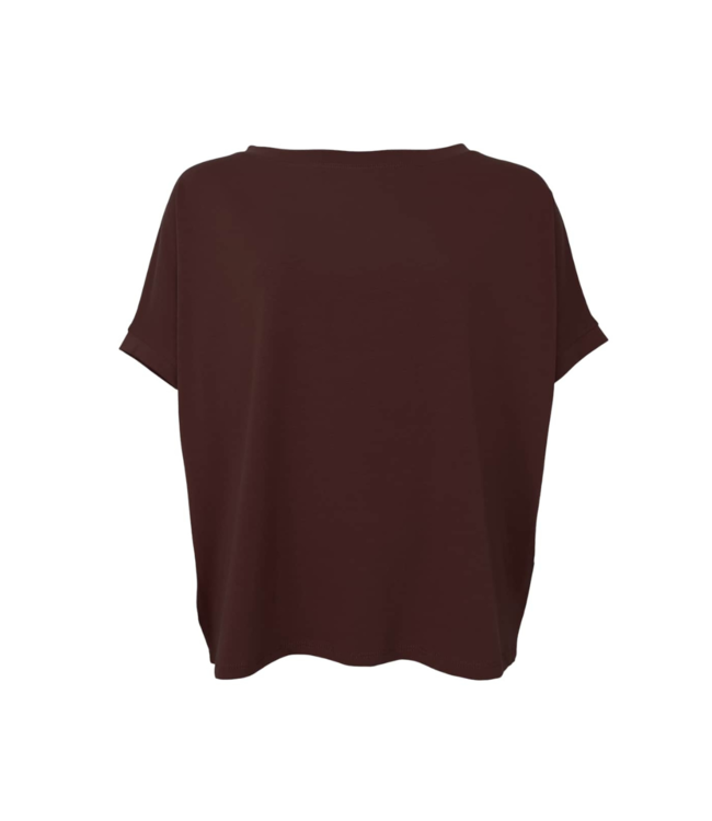 Black Colour May Loose Blouse - Coffee