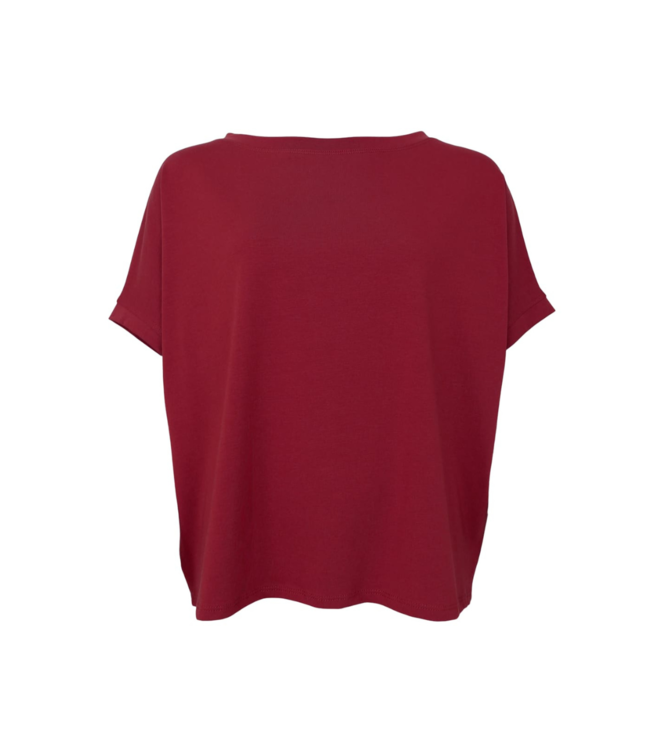 Black Colour May Loose Blouse - Plum