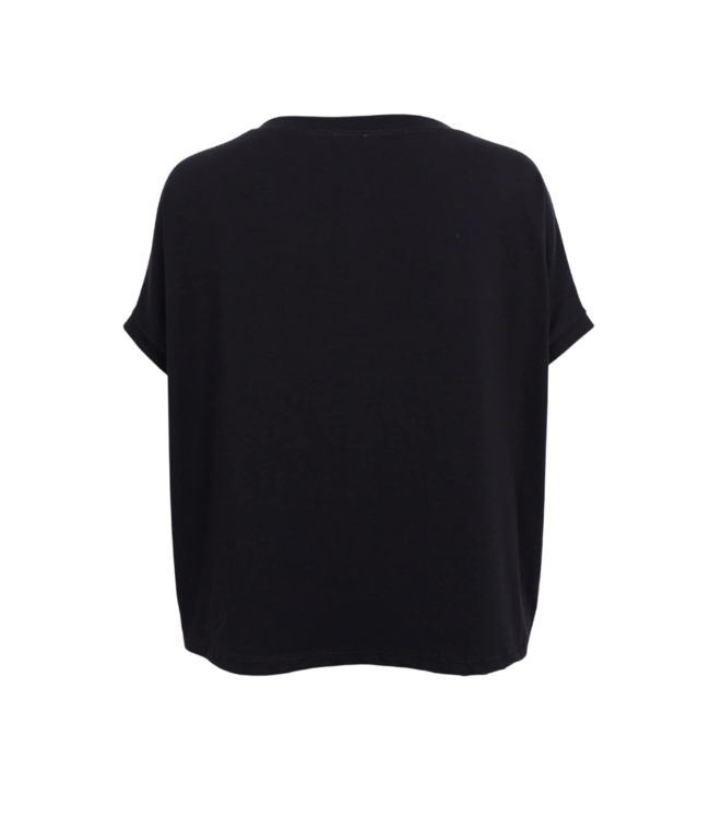 Black Colour May Loose Blouse - Black