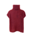 Black Colour Bjoerk Rollneck Vest - Plum