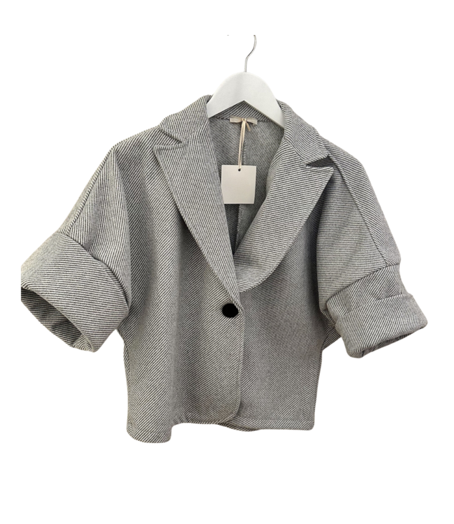 Color Club Joos Jacket - Light Grey Melange