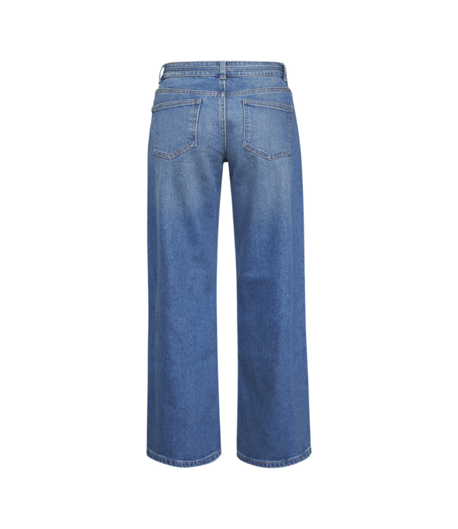 Sisters Point Onea Belt Jeans - Vintage Blue