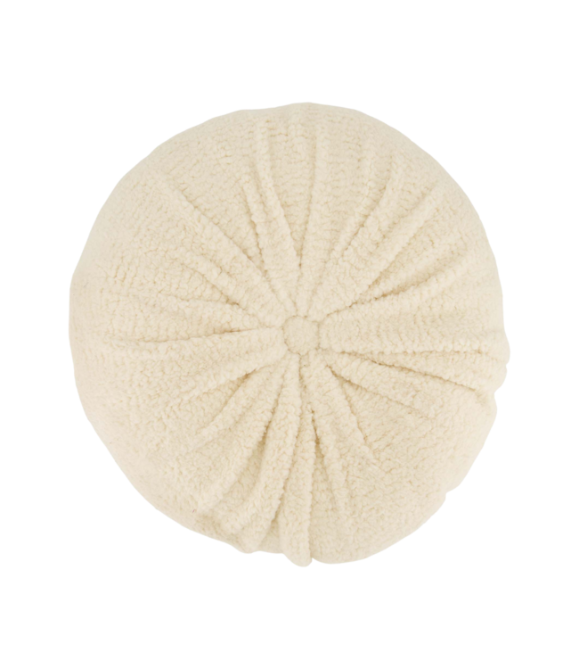 Zusss Kussen Teddy Rond Ø40cm - Zand