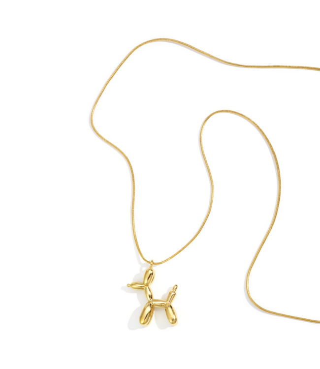 Color Club Ketting Balloon Dog - Gold