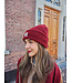 Moss Copenhagen Hope Icon Beanie - Syrah