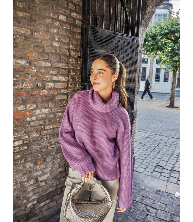 MbyM Hevelyn Kemina Knit - Gentle Violet Stripe