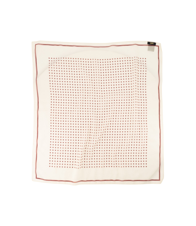 Color Club Sjaal met Print Astrid - Polkadot Bordeaux