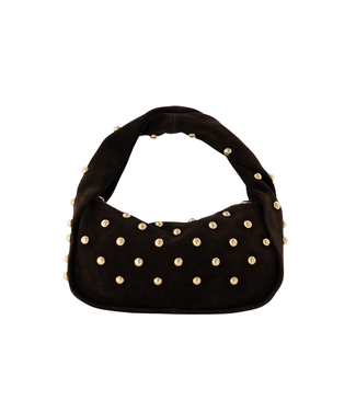 Lottie Suede Bag - Dark Brown