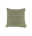Zusss Kussen Corduroy/Velvet Grafisch 45x45cm - Off White/Groen
