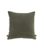 Zusss Kussen Corduroy/Velvet Grafisch 45x45cm - Off White/Groen