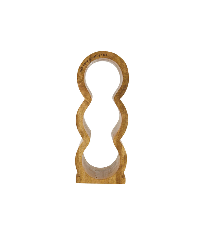 Zusss Wijnrek Hout - Naturel