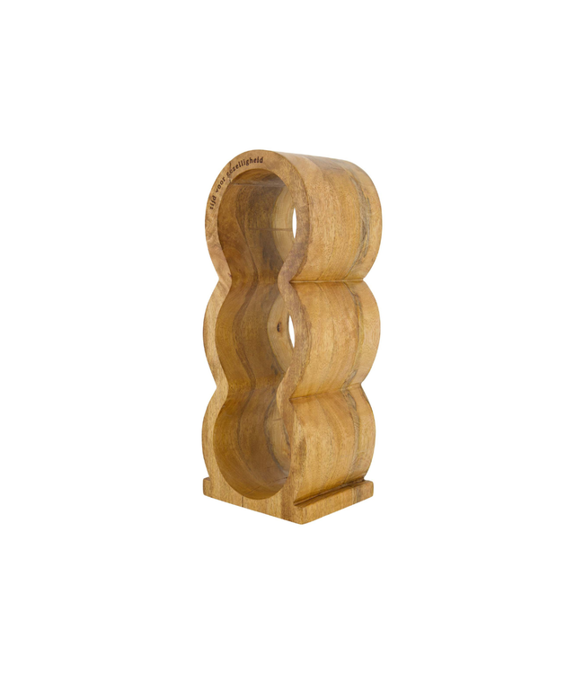 Zusss Wijnrek Hout - Naturel