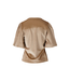 Zusss Rib Velour Pofmouw Top - Kit/Goud