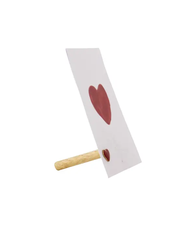 Zusss Kaartenstandaard Magneet Hartje - Rood