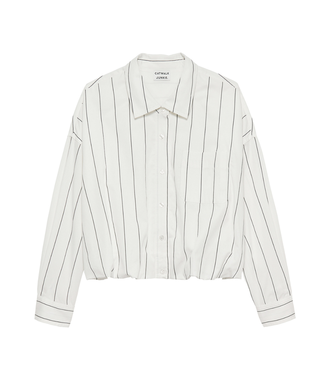 Catwalk Junkie Tuck In Blouse - Off White