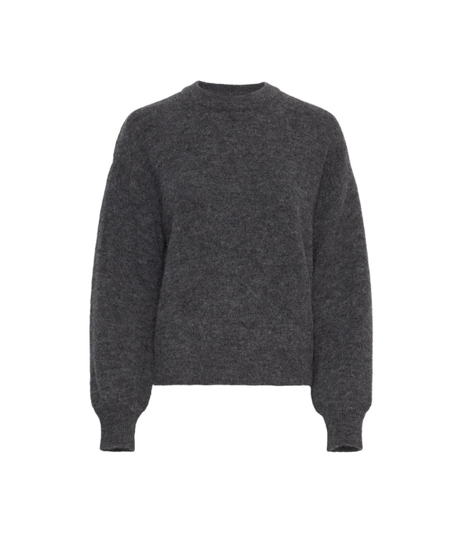 Moss Copenhagen Annamaja Alegria Pullover - Dark Grey Melange