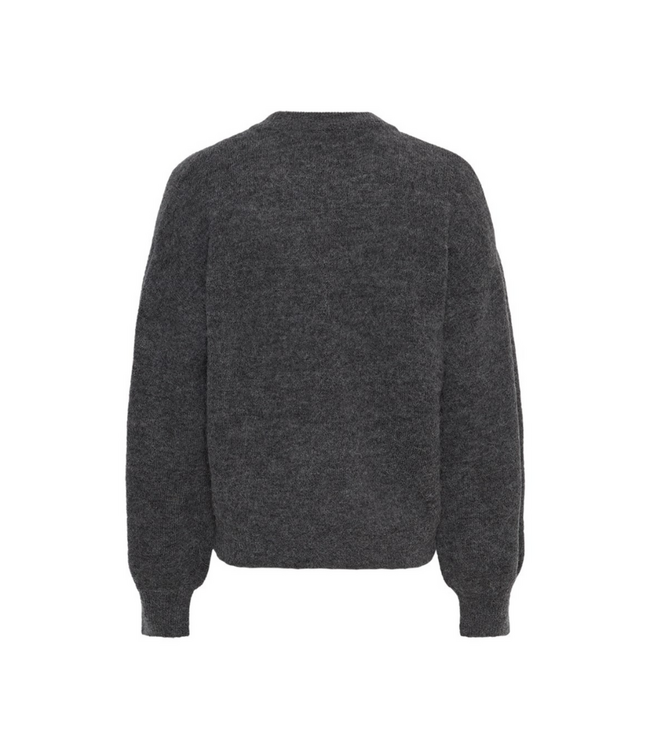 Moss Copenhagen Annamaja Alegria Pullover - Dark Grey Melange