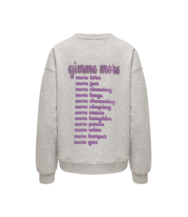Harper & Yve Gimmemore Sweater - Grey Melee
