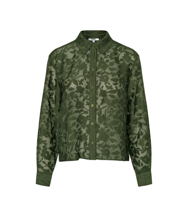 MbyM Nira Blouse - Beetle Green