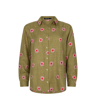 Ydence Blouse Gabia - Green
