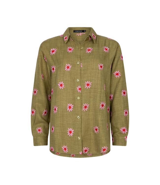 Ydence Blouse Gabia - Green