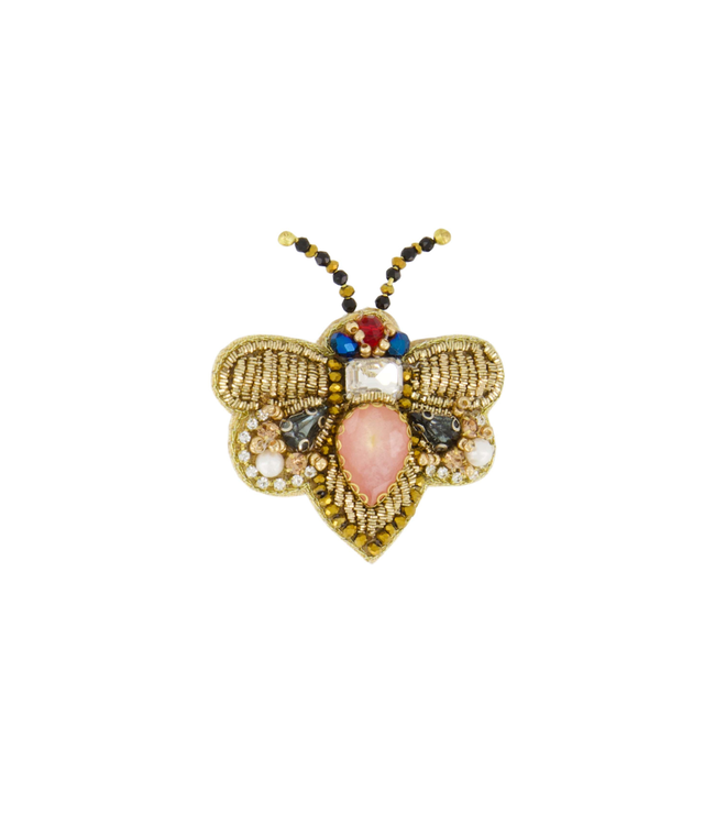 Zusss Vlinder Broche - Moss Green
