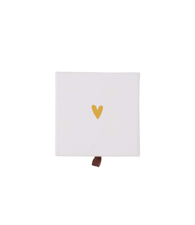 Zusss Ketting Hartje in Schuifdoosje de Allerliefste - Zand