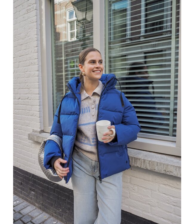 Moss Copenhagen Pavinaria Short Jacket - Sodalite Blue