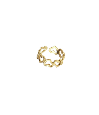 Ring Casual Heart - Gold