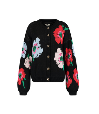 Harper & Yve Jazz Cardigan - Multi Flower