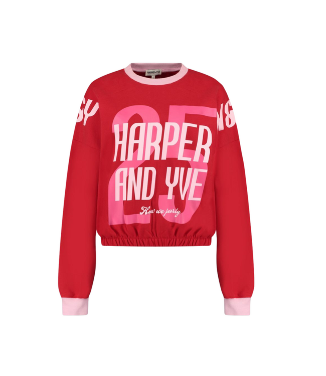 Harper & Yve Howweparty Sweater - Poppy Red