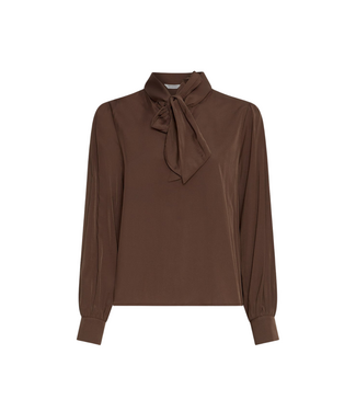 Moss Copenhagen Juliana Tie Top - Hot Fudge