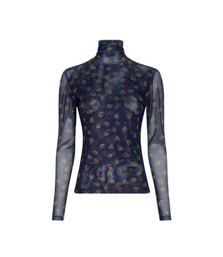 MSCH COPENHAGEN Ginie Illenora Longsleeve Top - Mari Blue Flower