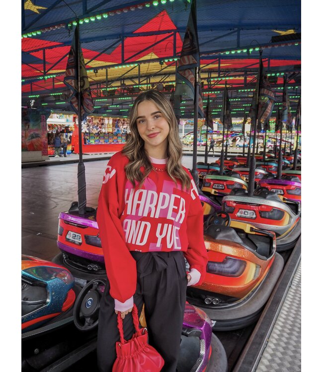 Harper & Yve Howweparty Sweater - Poppy Red