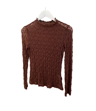 Kimmy Lace Top - Brown