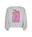 Ydence Sweater Love Letter - Grey Melange