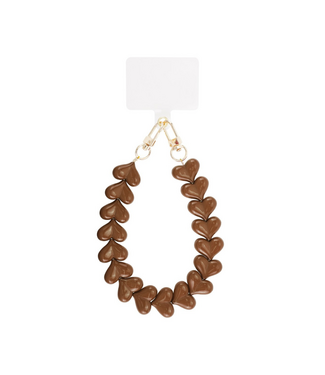 Telefoonkoord Only Heart - Brown