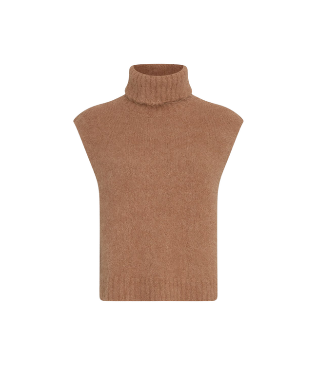 Moss Copenhagen Thira Salmia Vest - Toasted Coconut Melange