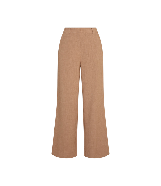 Moss Copenhagen Macy Michelle High Waist Pants - Toasted Coconut Melange