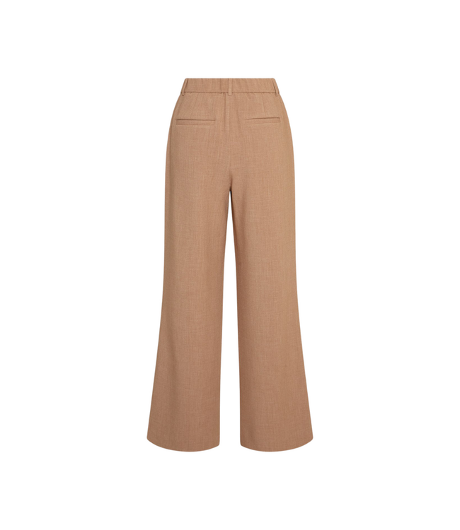 Moss Copenhagen Macy Michelle High Waist Pants - Toasted Coconut Melange
