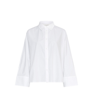 Moss Copenhagen Natalia Zenika Boxy Shirt - Bright White
