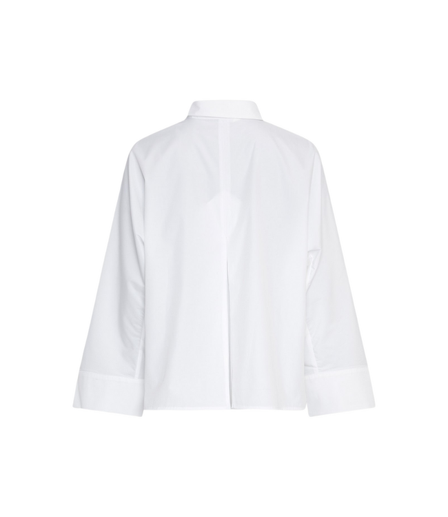 Moss Copenhagen Natalia Zenika Boxy Shirt - Bright White