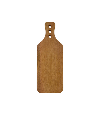 Zusss Borrelplank Hout Hartjes - Naturel