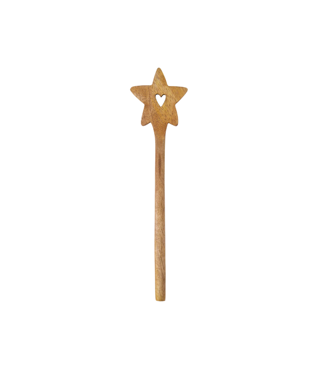 Zusss Spatel Hout Ster - Naturel