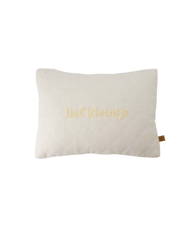 Zusss Kussen Lief Kleintje 35x25cm - Multicolor