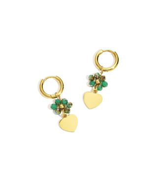 Oorbellen Vivi - Dark Green