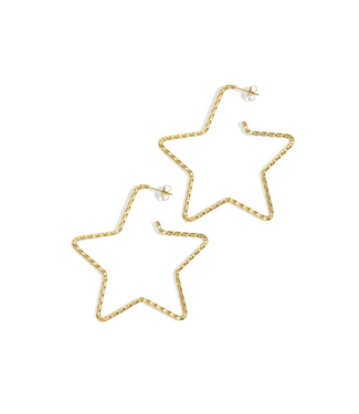 Oorbellen Star - Gold