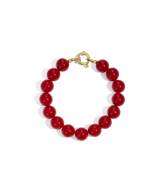 Armband Casual Beads - Wine Red