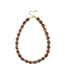 Ketting Bold Beads - Marble Brown