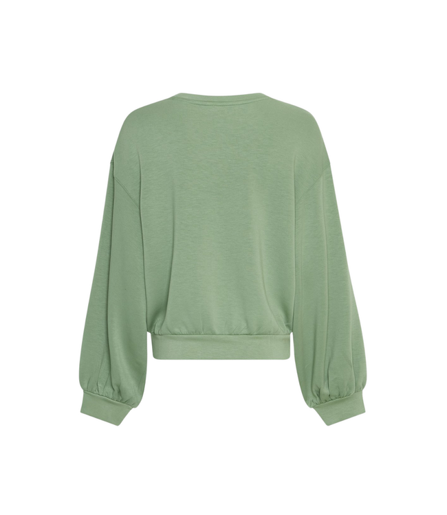 Moss Copenhagen Brionna Ima Q Sweatshirt - Green Eyes